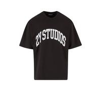 2Y Studios T-Shirt noir / blanc, Taille M