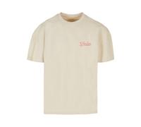 2Y Studios T-Shirt 'Peace Love Mercy' sable / gris / rouge / noir, Taille XL