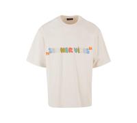 2Y Studios T-Shirt 'Summer Vibes' bleu ciel / vert clair / orange / blanc, Taille S