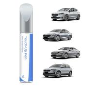 2Y2Y /S9R Stylo de retouche Effet nacré Blanc nacré Compatible avec Skoda Correspondance exacte des éclats et des Rayures