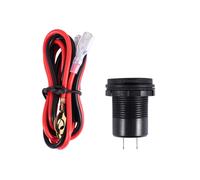 3.0 Dual USB Car Charger 12V 36W USB Fast Charger with Switch Blue