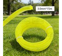 3,0 mm*15 m Corde/Ligne de coupe d'herbe en forme d'étoile jaune ABS