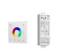 3.0 RGB + CCT LED de contrôle variateur RGBCW bande lumineuse 12V 24V 4 Zones écran tactile télécommande maison Life(WZ5 and TW5 W)
