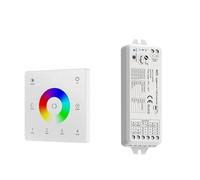 3.0 RGB + CCT LED de contrôle variateur RGBCW bande lumineuse 12V 24V 4 Zones écran tactile télécommande maison Life(WZ5 and TW5-4 W)