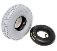 3.00-4 (260x85) pneus gris et tuyau avec valve coudée pour fauteuil roulant électrique et mobile