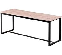 3.00 Banc bois / métal - env. 120 x 35 x 45 cm - charge max. 120 kg