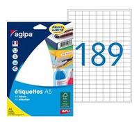 Etui A5 3024 étiquettes blanches 9*13mm