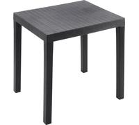 3.04 Table de jardin en plastique CLUB - env. 78 x 65 x 73 cm - Couleur : anthracite