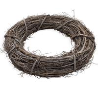 3.06 Couronne naturelle en osier / rotin - env. Ø 45 cm - grande couronne de porte pour décorer