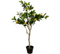 3.08 Déco Citronnier avec pot - ca. 118 cm - Arbre artificiel avec citrons