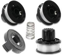 3+1+1 x Spools of Wire Spool,Lawn Mower Cap Replacement Spool,Compatible with Black + DEC Trimmer GL250,GL310,GL360