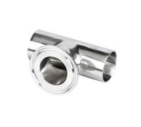 3-1/2" Welding OD 89MM Tri Clamp OD 106MM Stainless Steel 304 Tee 3 Way Fittings