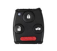 3 + 1 Boutons télécommande clé de Voiture Coque Housse Fob boîtier Accessoires de Remplacement adaptés pour Honda Civic Accord CR-V Pilote