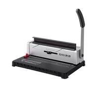 3:1 Pitch Twin-Loop Wire Binding Machine 34-Hole A4 Punching Machine 12 Sheets Of A4 Paper pour les rapports, les contrats