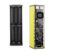 3.1/PPS/QC3.0 Charge rapide, conception DIY sans soudure, boîtier ABS transparent, comprend une régulation de tension et un circuit de protection multiple