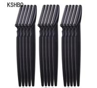 3/10/15 Pièces Lame De Tondeuse À Sourcils Couteau De Mise En Forme Yeux Sourcils Épilation Lames De Visage Épilation Grattoir Rasoir Femme Outils De Maquillage - Type 15pcs Black