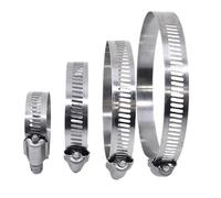 3/10 pièces colliers de serrage colliers de serrage 6mm-600mm en acier inoxydable cerceau collier de serrage tuyau 304 en acier inoxydable automobile tuyaux pince outil fixe(21-44mm - (5pcs))