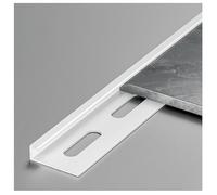3 × 100 Cm Profilé De Transition, Barre De Seuil, Bande De Recouvrement, Bande Séparatrice De Porte De Plancher Pour Bois, Carrelage, Vinyle, Stratifié(White,18.0mm(0.71in))