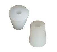 3 # 11 # Plug en silicone avec trou pour valve AIRLOCK obturateurs Brew vin bouchon en caoutchouc en silicone de qualité alimentaire 4#