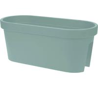 3.11 Pot de fleurs pour balcon OVAL - Couleur : VERT MINT - Taille : 60x28 cm