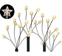 3.12 LED Barreaux d'éclairage de jardin STERN Set de 4 - avec adaptateur secteur