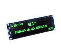 3,12" pour écran LCD oled 256 x 64 SSD1322 16 broches parallèle pour spi pour Arduino Industrie Électronique Composant Bleu Blanc Jaune Vert (Vert)