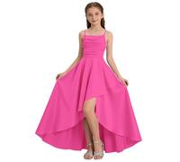 3-14 Ans Noir Filles Robes sans Manches Enfants Retour Noeud Papillon d'été Coton Loisirs de Fête Col Rond Swing Robe pour Fille Spectacle Scolaire Concert Compétition de Chant Blanc Violet 7 11 Ans