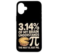 3.14% de Mon Cerveau Comprend Pi Le Reste est Juste Tarte Coque pour iPhone 16 Plus