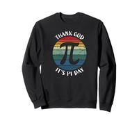 3.14 Pi Retro Remerciez Dieu Son Pi Day pour Mathématiques Étudiant Enseignant Sweatshirt