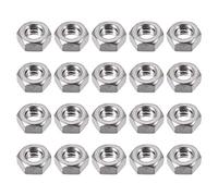 3/16 pouces-24 Écrou hexagonal Attache en acier inoxydable 20pcs pour boulon à vis