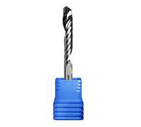 3,175/4/5/6/8/10 mm Couper vers le bas Une flûte Moulin en carbure hélicoïdal Coupe-outils pour routeur Compression Moulin à extrémité en bois Moulin à embout simple flûte pour aluminium