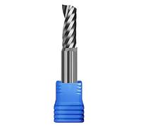 3,175/4/5/6/8/10 mm Couper vers le bas Une flûte Moulin en carbure hélicoïdal Coupe-outils pour routeur Compression Moulin à extrémité en bois Moulin à embout simple flûte pour aluminium
