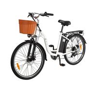 3,179 Vélo électrique DUY C6 26 pouces - Moteur 350 W, autonomie étendue jusqu'à 80 km, modes d'assistance au pédalage et à l'accélérateur pour les trajets urbains et les balades hors route