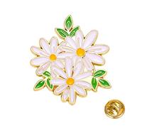 3 * 2,8 cm 3 bleu oublie moi pas le badge d'épingles, la broche d'émail des fleurs bleues, la fleur de blues, la démence alzheimer, les épingles commémoratives cadeau pour la décoration ou la