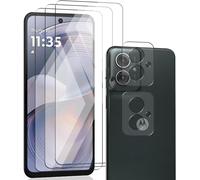 3+2 Pieces Tempered Glass For Motorola Moto G55, Motorola Moto G55 Screen Protector And Rear Camera Protector. Anti-Scratch 9h Glass, Hd Screen Protector For Motorola Moto G55