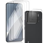 3+2 Pieces Tempered Glass For Xiaomi 15, Xiaomi 15 Screen Protector And Rear Camera Protector. Anti-Scratch 9h Glass, Hd Screen Protector For Xiaomi 15