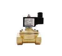 3/20,3 cm 1/5,1 cm 3/10,2 cm 2,5 cm vanne électromagnétique électrique en laiton normalement fermée DN10 DN15 DN20 12 V/220 V pour huile et eau d'air IP65 (DN25, DC12V)