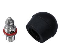 3/20,3 cm fileté mâle Spike Pied en acier inoxydable avec manches en caoutchouc pour anti-dérapant Gitzo Monopode et GT1531 GT2531 GT3531, GT2541 gt2542t GT3541 Trépied Series