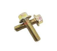 3-20 pièces M10x1,25 M12x1,25 M14X1,5 Grade 10;9 Acier avec zinc Boulons hexagonaux à bride à filetage fin(30mm,M12X1.25 5PCS)