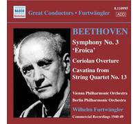 ベートーヴェン:交響曲第3番「英雄」/序曲「コリオラン」/他(フルトヴェングラー)