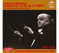 ベートーヴェン:交響曲第3番「英雄」、「プロメテウスの創造物」序曲 ホルスト・シュタイン指揮ベルリン・ドイツ交響楽団