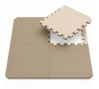 3.2qm Tapis de Sol pour Gym - 2cm - 8 Dalles en Mousse - 63x63 Puzzles de Sol