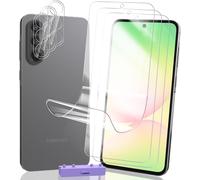 3+3 Pièces Protection Écran Pour Samsung Galaxy A56 5G Tpu Film Protection Non Verre Et Protecteur De Caméra Verre, Facile Installer, Anti-Rayures, Anti Empreintes, Hd Doux Transparent Film