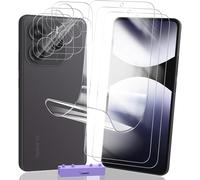 3+3 Pièces Protection Écran Pour Xiaomi Redmi Note 14 5G Tpu Film Protection Non Verre Et Protecteur De Caméra Verre, Facile Installer, Anti-Rayures, Anti-Empreintes, Hd Doux Transparent Film