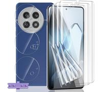 [3+3 Pieces] Screen Protector For Oneplus 13, Hd Soft Tpu Film And Tempered Glass Camera Lens Protector, Anti-Scratch, Flexible Screen Protector For Oneplus 13