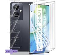 [3 + 3 Pieces] Screen Protector For Vivo V29 Lite 5g, Hd Soft Tpu Film And Tempered Glass Camera Lens Protector, Anti-Scratch, Flexible Screen Protector For Vivo V29 Lite 5g