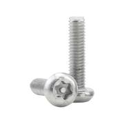3-30 pièces M3-M8, vis de sécurité anti-effraction à tête pan à empreinte hexalobulaire avec broche centrale en acier inoxydable, M4x20mm(20 pièces)