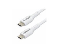 StarTech.com Câble de Charge USB-C Blanc de 1m