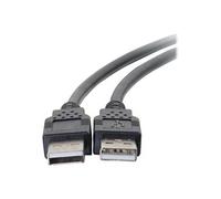 3.3ft USB Cable - USB A to USB A Cable - USB 2.0 - Black - M/M - Câble USB - USB (M) pour USB (M) - USB 2.0 - 1 m - noir