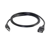 3.3ft USB Extension Cable - USB A to USB A Extension Cable - USB 2.0 - M/F - Rallonge de câble USB - USB (M) pour USB (F) - 1 m - noir